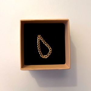Mejuri Thin Chain ring size 7